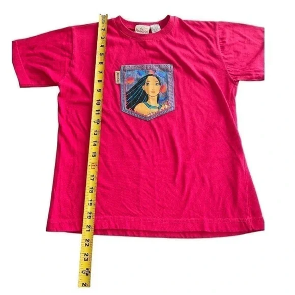 Vintage Disney Pocahontas Girls Pocket T-shirt